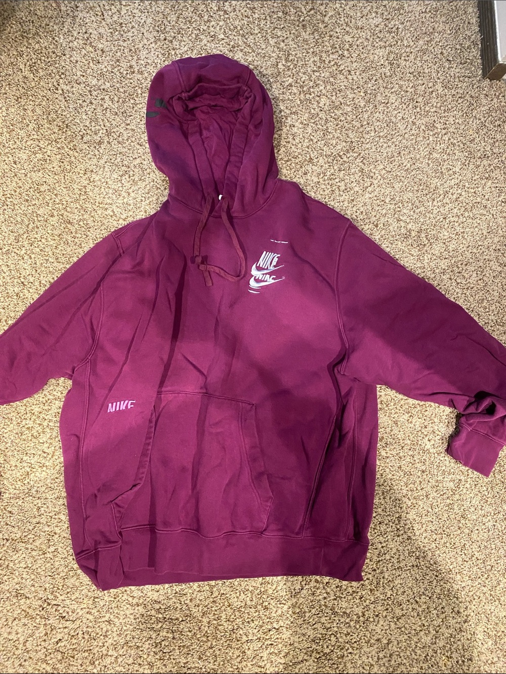 Nike Plum/Purple Logo Pullover Hoodie